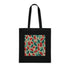 Crimson & Clover
Tote Bag, Black
Cotton, Botanical Leaves