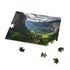 Stunning Lauterbrunnen Valley Cliff Jigsaw Puzzle - 10"x8" - 120 pcs