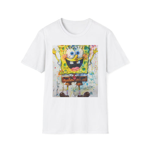SpongeBob SquarePants Ready for Anything T-Shirt in Charcoal.