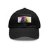 Neon Dreams Baseball Cap with Light Brown Patch and Rectangle Shape