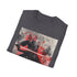 Charcoal cotton Darth Maul T-shirt with vivid Sith Lord illustration
