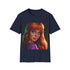 Charcoal crew neck cotton tee inspired by Daphne Scooby Doo.