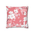 Pink cherry blossom pattern pillowcase for a serene bedroom oasis. Soft fabric for peaceful sleep.
