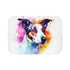 Adorable Jack Russell bath mat, perfect for lively bathroom decor.