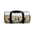 Llama hipster duffel bag with quirky glasses design for trendy travelers.