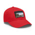 Kiwi Lake Adventure Baseball Cap in white with light brown patch.