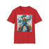 Charcoal Luigi ghost-hunter T-shirt with spooky graphic perfect for summer adventures