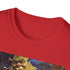 Shrek character ogre graphic tee in charcoal, regular fit cotton.