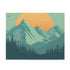 Mountain Bliss Jigsaw Puzzle - Piece Together Serene Minimalist Landscape for Inner Peace