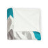Paper Planet with Pencil Mountains Plush Fleece Throw Blanket