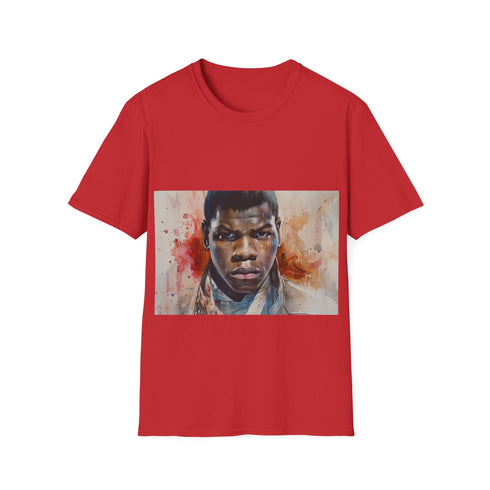 Star Wars themed charcoal tee featuring Finn.