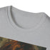 Charcoal cotton T-shirt featuring Ron Weasley portrait in vibrant brushstrokes