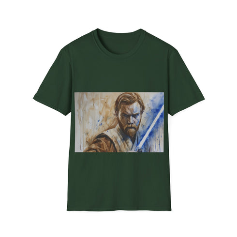Charcoal cotton crew neck Star Wars Lightsaber t-shirt, Forceful Fashion design.