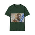 Charcoal cotton crew neck Star Wars Lightsaber t-shirt, Forceful Fashion design.