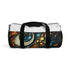 Fractal pattern small duffel bag, all-over print, assembled in USA.