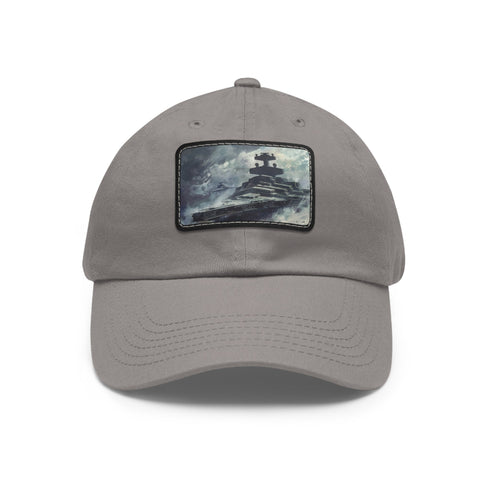 White Star Wars baseball cap with Star Destroyer design.