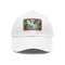 White and light brown Congo Rainforest Dreams cap with rectangle shape.