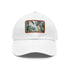 White and light brown Congo Rainforest Dreams cap with rectangle shape.
