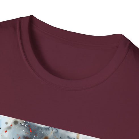 Galactic X-Wing Star Wars tee in charcoal cotton, crew neck.