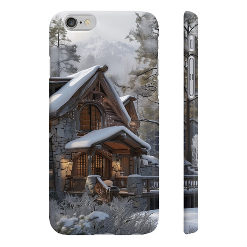 Mountain Escape Rustic Cabin Slim Phone Case for iPhone 7 Plus/8 Plus - Glossy