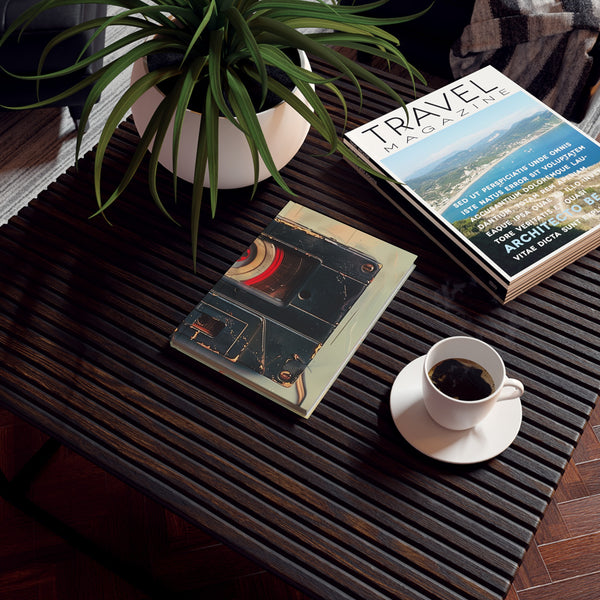 Analog Dreams Cassette Tape Journal - Retro music-inspired design, high-quality material, perfect for writers and artists - Makes a great gift!