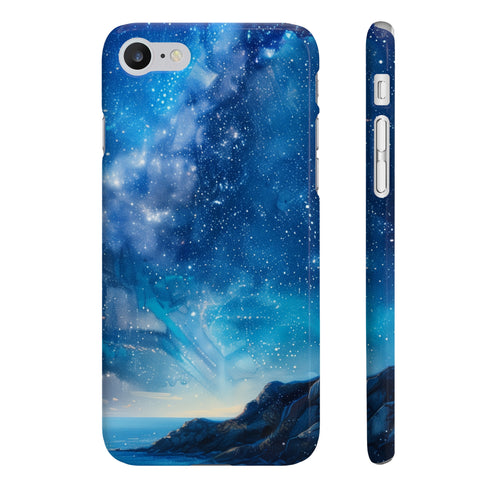 Slim Glossy Milky Way iPhone 7 Plus/8 Plus Phone Case