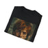 Charcoal crew neck T-shirt featuring vibrant Ron Weasley painting in cotton