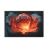 Orb of Memories Glowing in Hands — Canvas Wall Art — Living Room Wall Lifestyle View