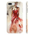 Lady in Red iPhone 7 Plus Slim Glossy Phone Case