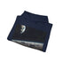 Navy Earth print hoodie, space view, men's/women's regular fit.