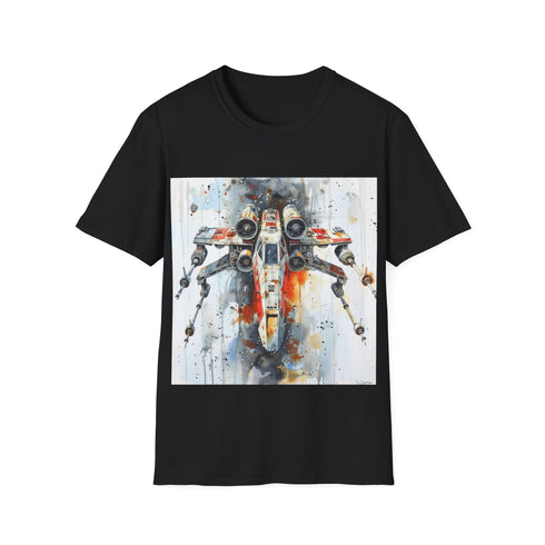 Galactic X Wing Adventure Tee in Charcoal for Men and Women