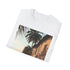 Spice Route Haven charcoal cotton t-shirt: Zanzibar markets allure in wearable form.