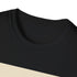 Charcoal crew neck t-shirt with minimalist whale design in soft cotton