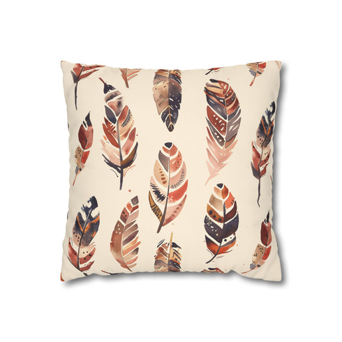Boho Feathers Pillowcase Collection: Transform your bedroom with cozy bohemian vibes and whimsical patterns
