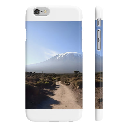 Majestic Kilimanjaro matte phone case for iPhone 7 Plus, 8 Plus.