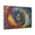 A Swirling Vortex of Colors Representing the Chaos Stretched Canvas Wall Art