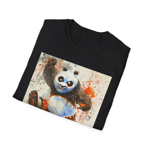 Legendary Dragon Warrior graphic tee in Charcoal cotton, regular fit.