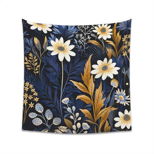 Wildflower Rhapsody Vector Tapestry | Vibrant Meadow Artwork | High-Quality, Stylish Home Decor