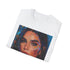 Charcoal cotton t-shirt with vibrant Kendall Jenner portrait in regular fit