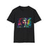 Zac Efron: Beyond the Silver Screen | T-Shirt | casual wear, celebrity fashion, graphic tee, neon colors, pop culture, statement piece, street style, trendy, watercolor, zac efron | Prints with Passion
