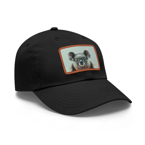 Kowala Cool Cat Cap in White with Light Brown Patch