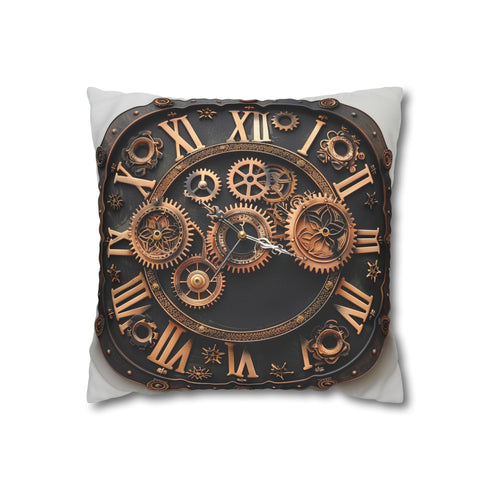 Steampunk Timepiece Pillowcase | Pillow Cases | All Over Print, AOP, Bed, Bedding, Home & Living, Indoor, Pillow Case, Pillow Covers, Pillows & Covers, Sublimation | Prints with Passion