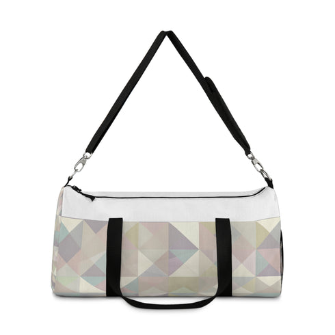 Pastel geometric pattern small duffle bag - Made in the USA