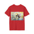 Buzzing Bumblebee Watercolor Tee in Charcoal, size S. Trendy nature-themed T-shirt.