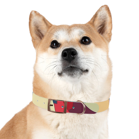 Retro Waves Dog Collar: Vibrant, Stylish and Fun!