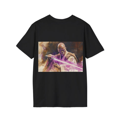 Master Windus Purple Saber Tee Charcoal Cotton Crew Neck Regular Fit.