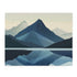 Mountain Serenity Jigsaw Puzzle: Relaxing minimalist landscape for mindfulness