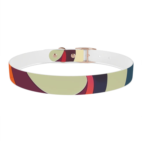 Retro Waves Dog Collar: Vibrant, Stylish and Fun!