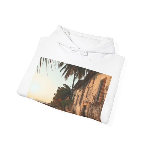 Zanzibar Paradise Navy Hoodie Regular Fit For Men And Women