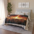Solar Sword Shattering the Sky Plush Fleece Throw Blanket